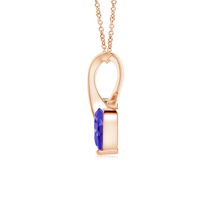 AAAA - Tanzanite / 0.24 CT / 14 KT Rose Gold