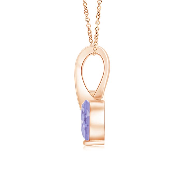 A - Tanzanite / 0.43 CT / 14 KT Rose Gold