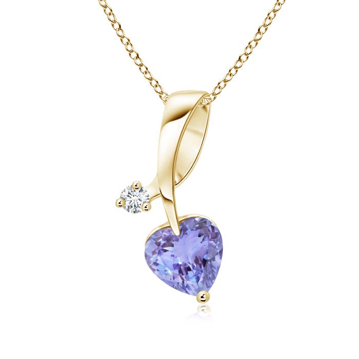 AA - Tanzanite / 0.43 CT / 14 KT Yellow Gold