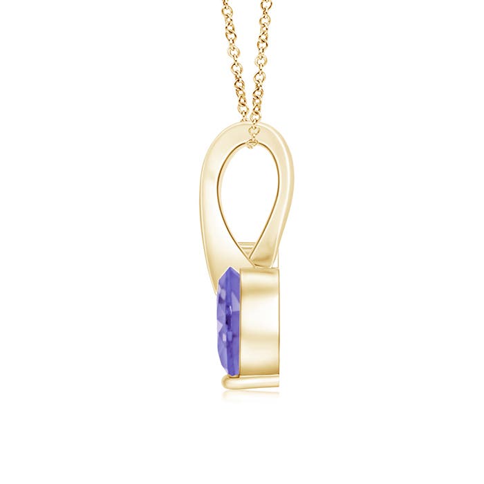 AA - Tanzanite / 0.43 CT / 14 KT Yellow Gold