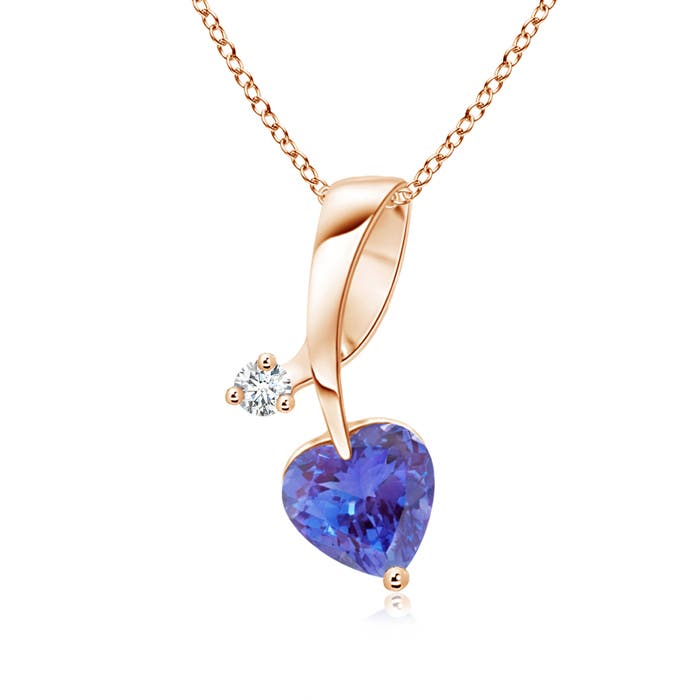 AAA - Tanzanite / 0.43 CT / 14 KT Rose Gold