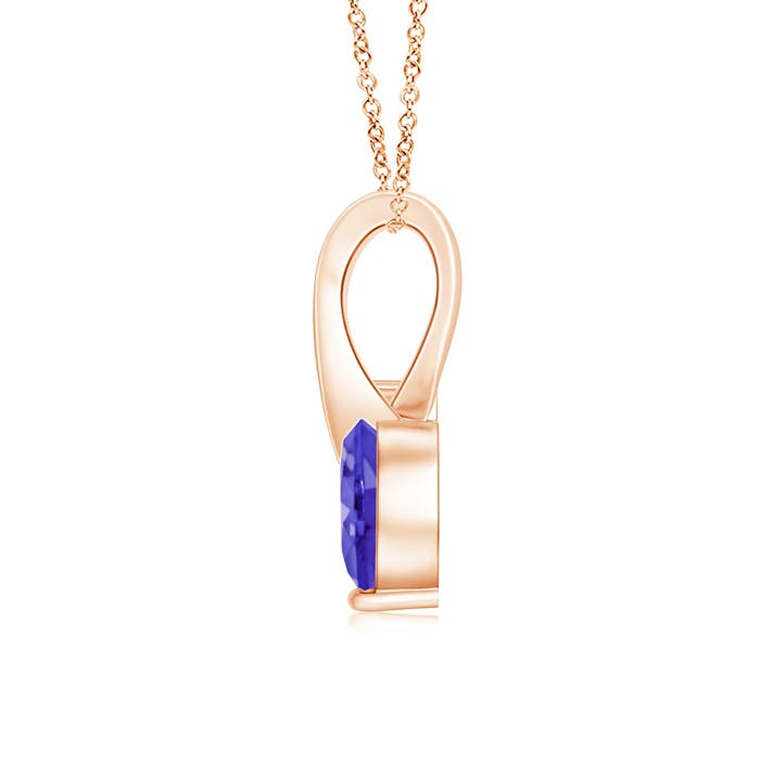 AAAA - Tanzanite / 0.43 CT / 14 KT Rose Gold