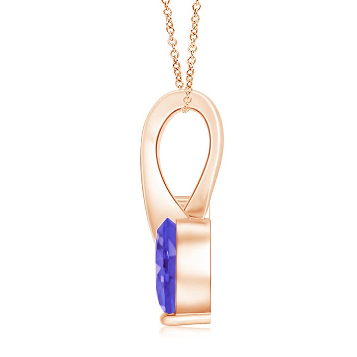 AAA - Tanzanite / 0.84 CT / 14 KT Rose Gold