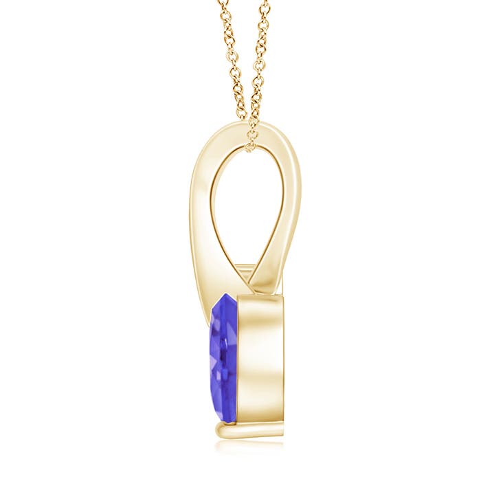 AAA - Tanzanite / 0.84 CT / 14 KT Yellow Gold