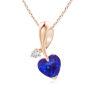 Heart AAAA Tanzanite