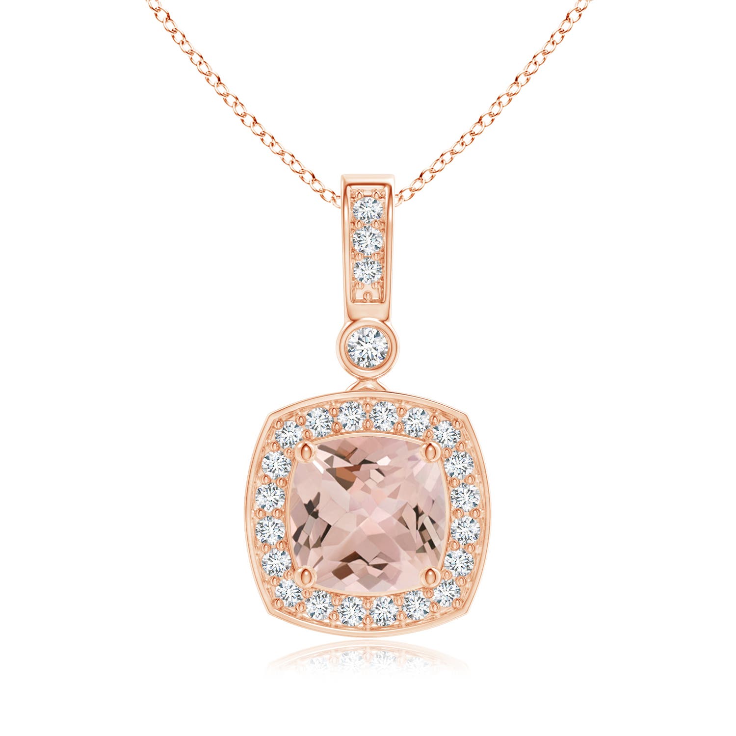 AA - Morganite / 0.91 CT / 14 KT Rose Gold