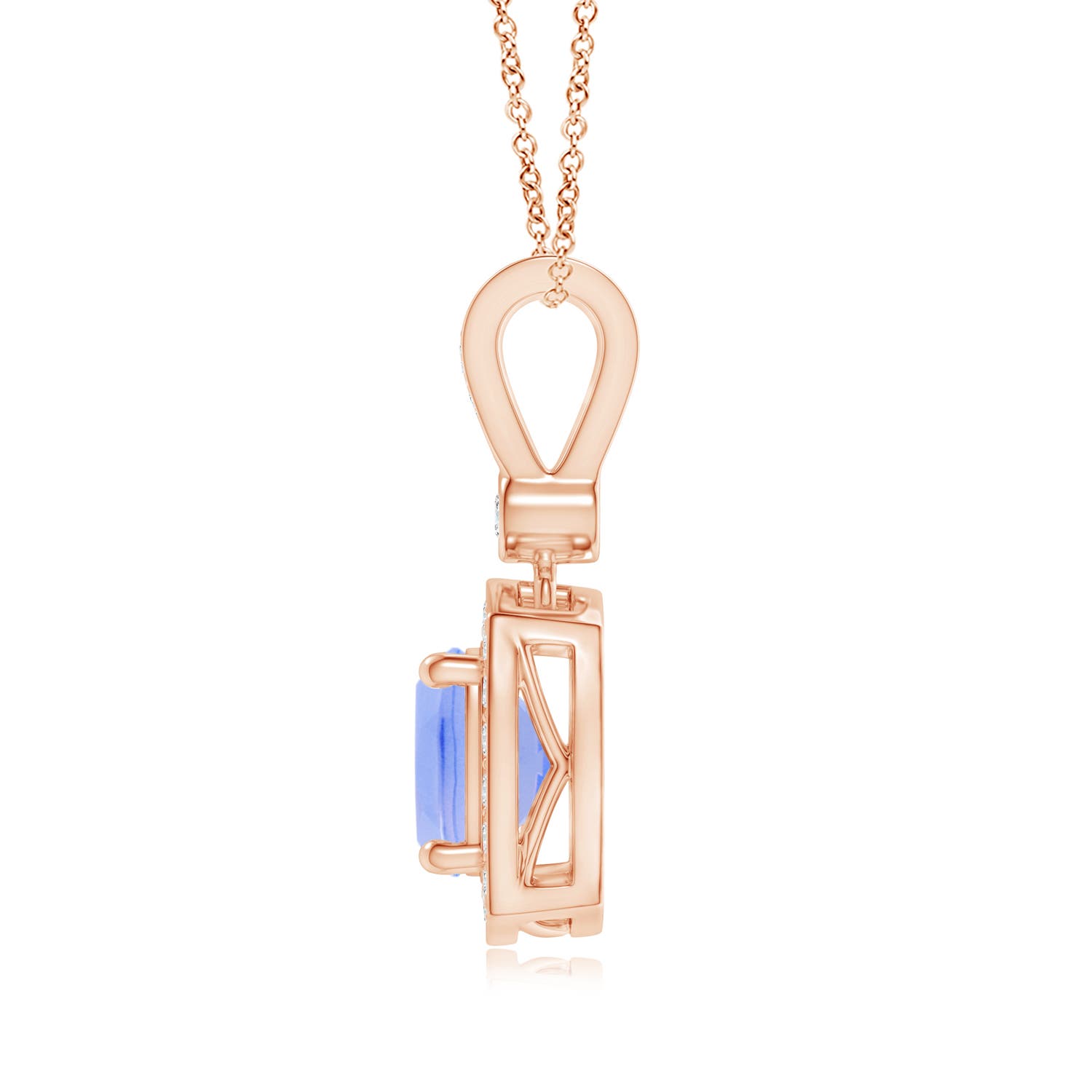 A - Tanzanite / 1.21 CT / 14 KT Rose Gold