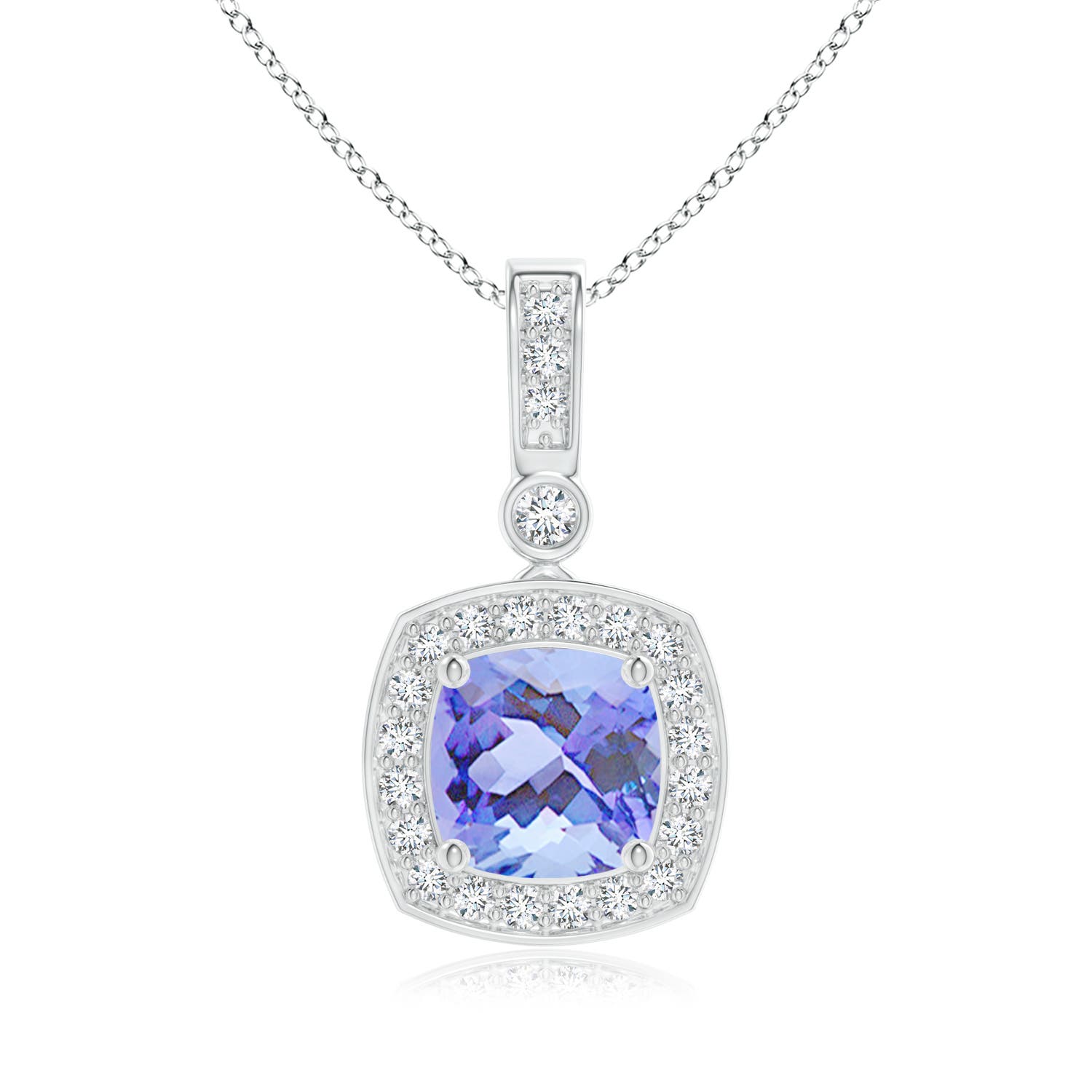 A - Tanzanite / 1.21 CT / 14 KT White Gold