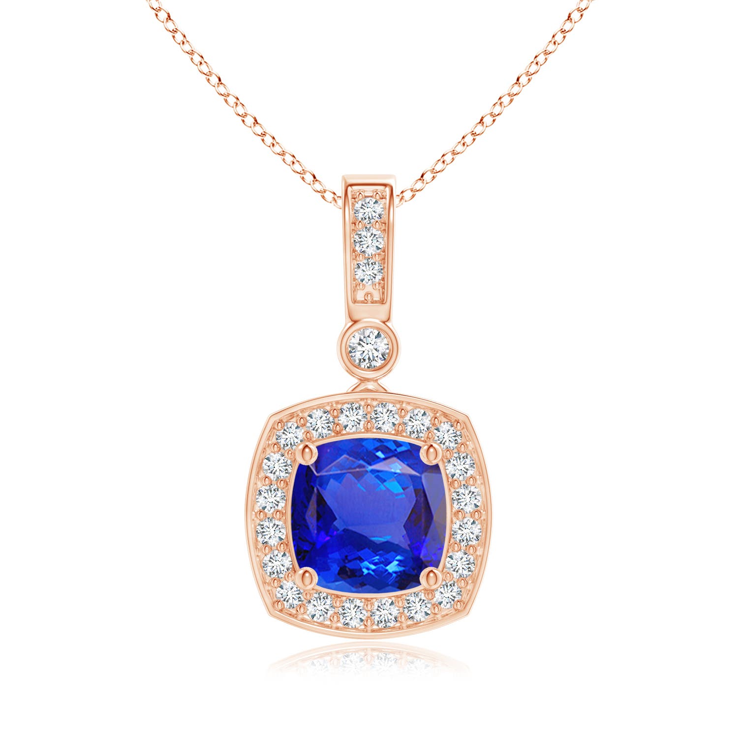 AAA - Tanzanite / 1.21 CT / 14 KT Rose Gold