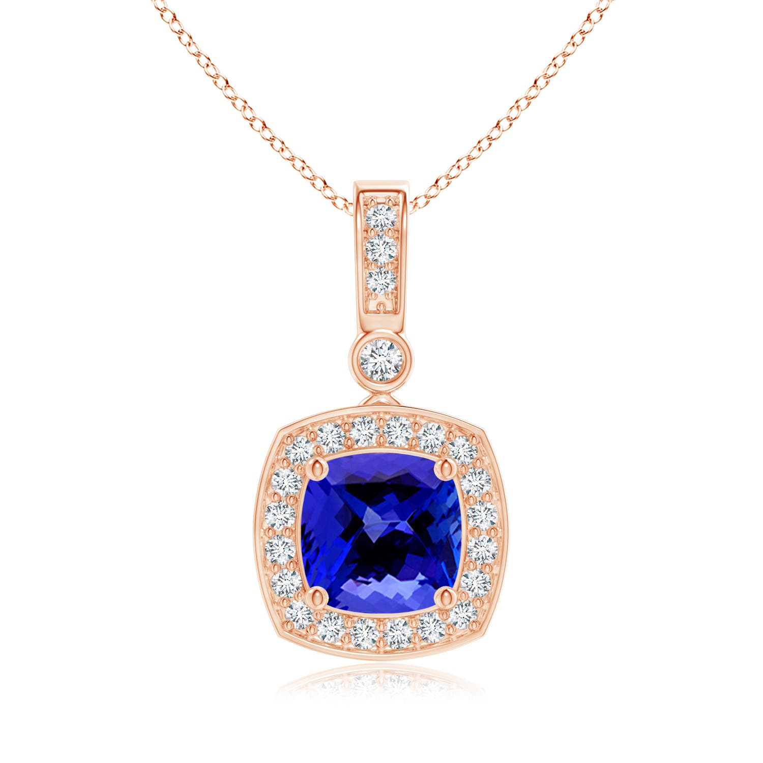 AAAA - Tanzanite / 1.21 CT / 14 KT Rose Gold