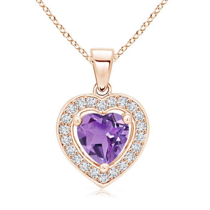 A - Amethyst / 0.83 CT / 14 KT Rose Gold