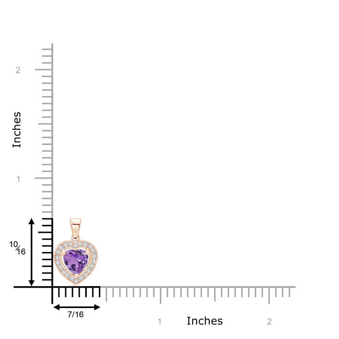 A - Amethyst / 0.83 CT / 14 KT Rose Gold