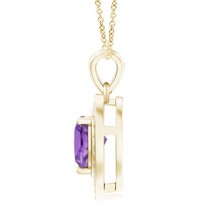 A - Amethyst / 0.83 CT / 14 KT Yellow Gold