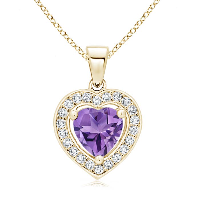 AA - Amethyst / 0.83 CT / 14 KT Yellow Gold