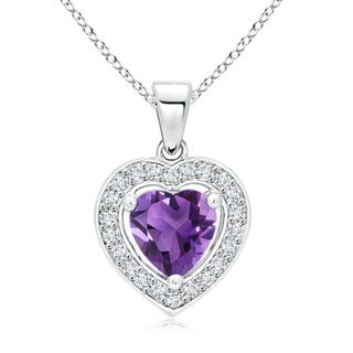 Heart AAA Amethyst