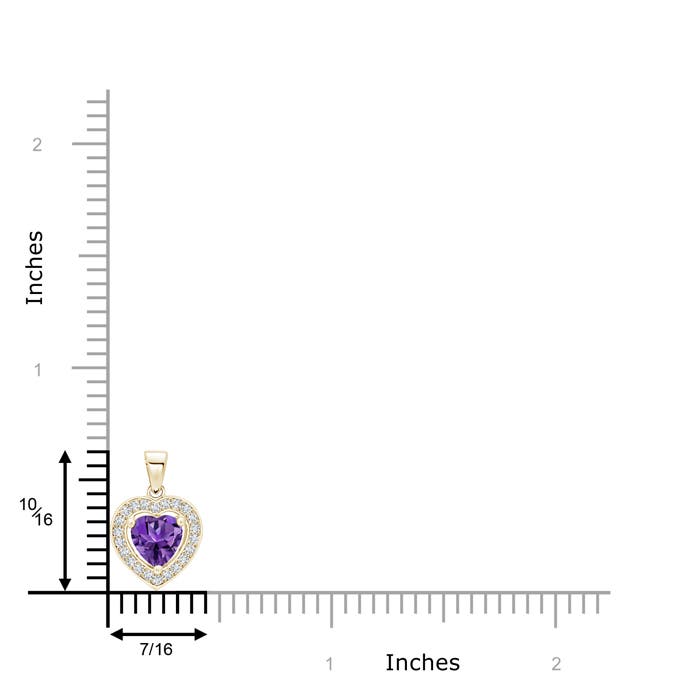 AAAA - Amethyst / 0.83 CT / 14 KT Yellow Gold