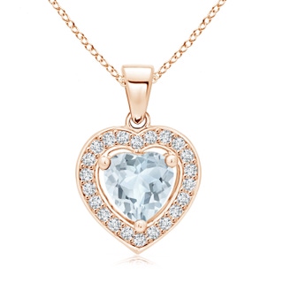 Heart A Aquamarine