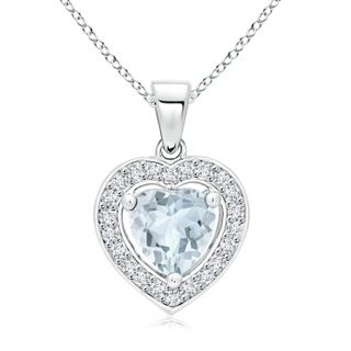 Heart A Aquamarine