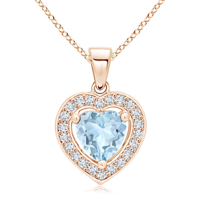 AA - Aquamarine / 0.83 CT / 14 KT Rose Gold