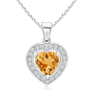 Heart A Citrine