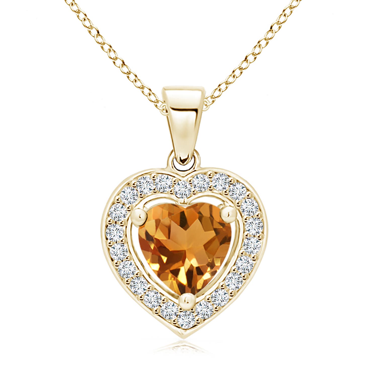 AA - Citrine / 0.83 CT / 14 KT Yellow Gold