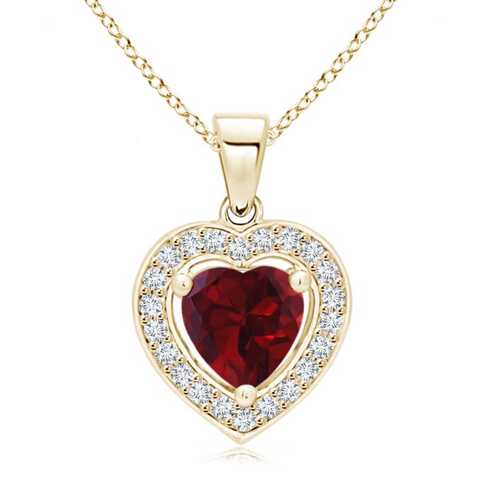 AA - Garnet / 1.03 CT / 14 KT Yellow Gold