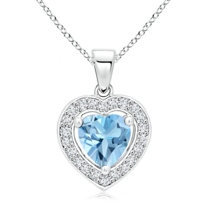 A - Swiss Blue Topaz / 1.05 CT / 14 KT White Gold