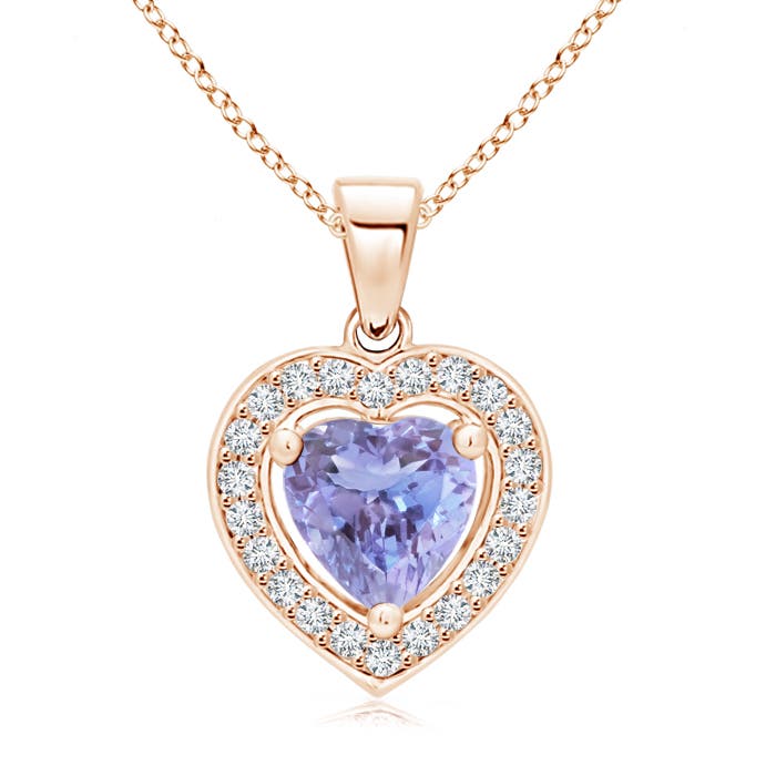 A - Tanzanite / 0.93 CT / 14 KT Rose Gold