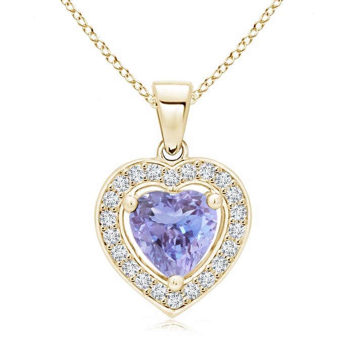 A - Tanzanite / 0.93 CT / 14 KT Yellow Gold