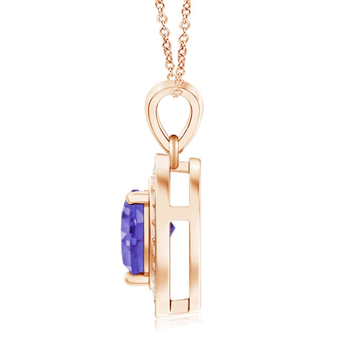 AA - Tanzanite / 0.93 CT / 14 KT Rose Gold