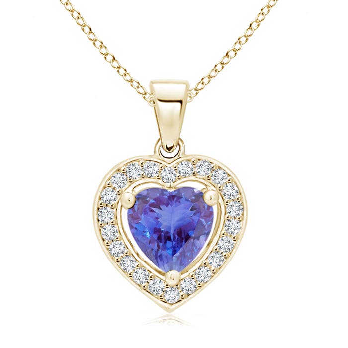 AA - Tanzanite / 0.93 CT / 14 KT Yellow Gold