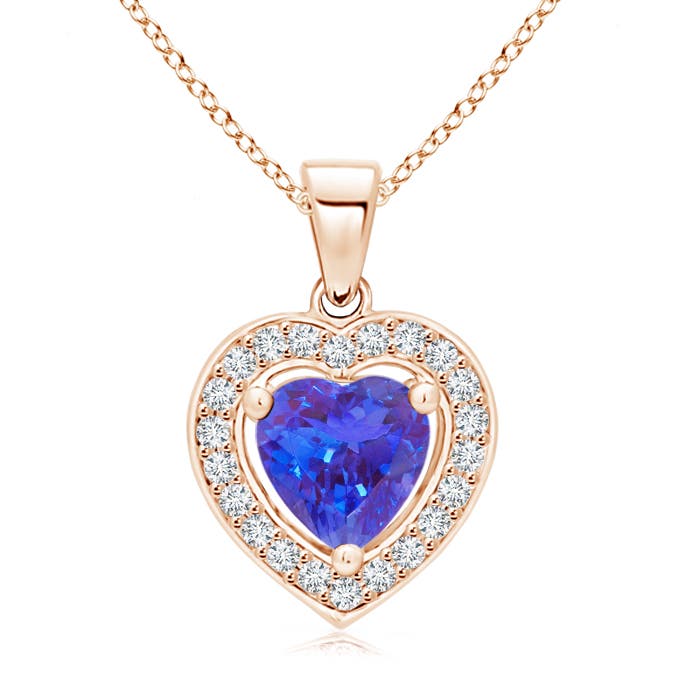 AAA - Tanzanite / 0.93 CT / 14 KT Rose Gold