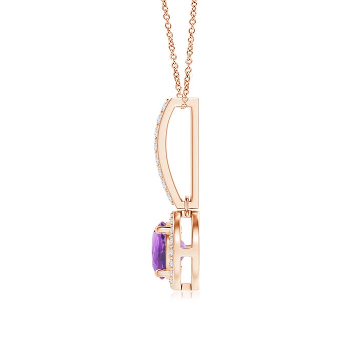 A - Amethyst / 0.98 CT / 14 KT Rose Gold