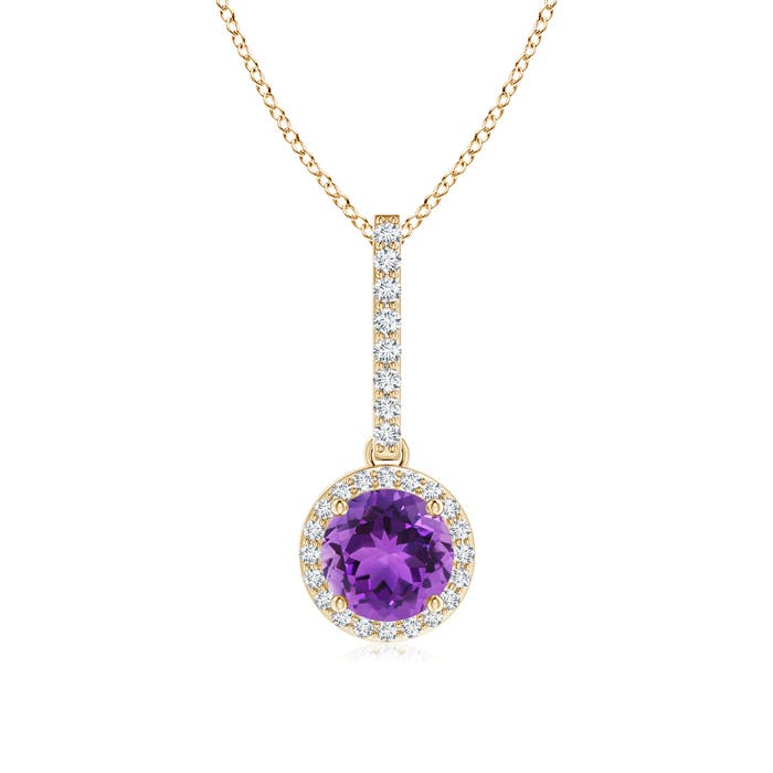 AAA - Amethyst / 0.98 CT / 14 KT Yellow Gold