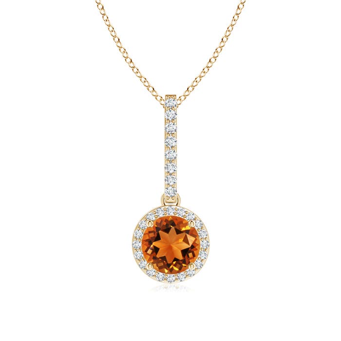 AAAA - Citrine / 0.88 CT / 14 KT Yellow Gold