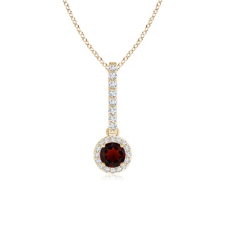 Round AA Garnet