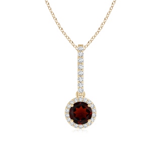 Round AA Garnet