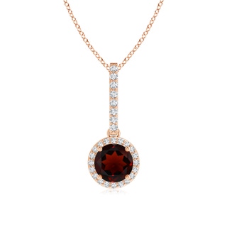 Round AA Garnet