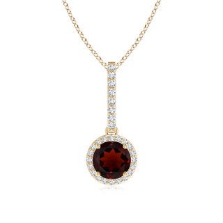 Round AA Garnet