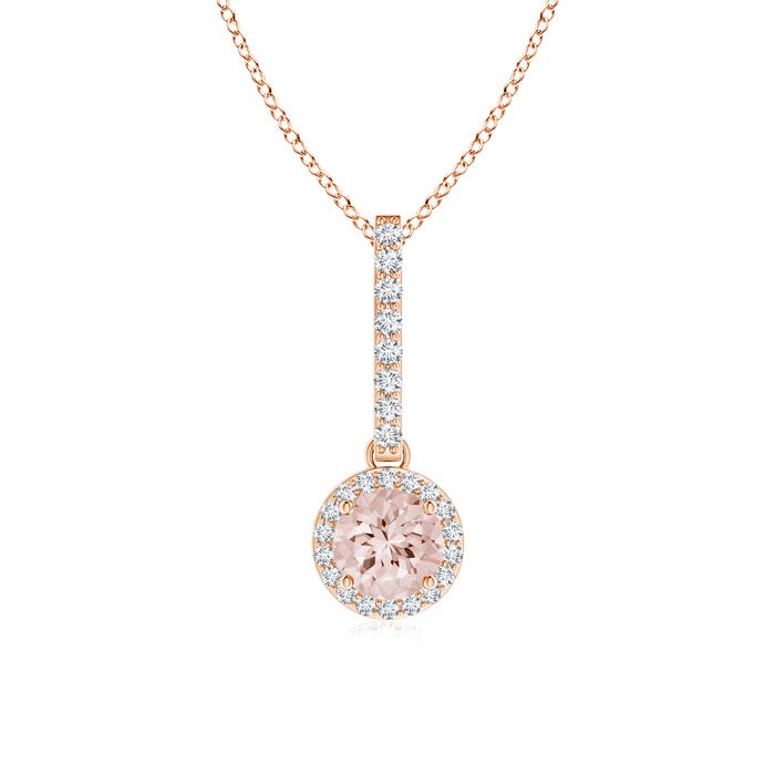 AA - Morganite / 0.57 CT / 14 KT Rose Gold