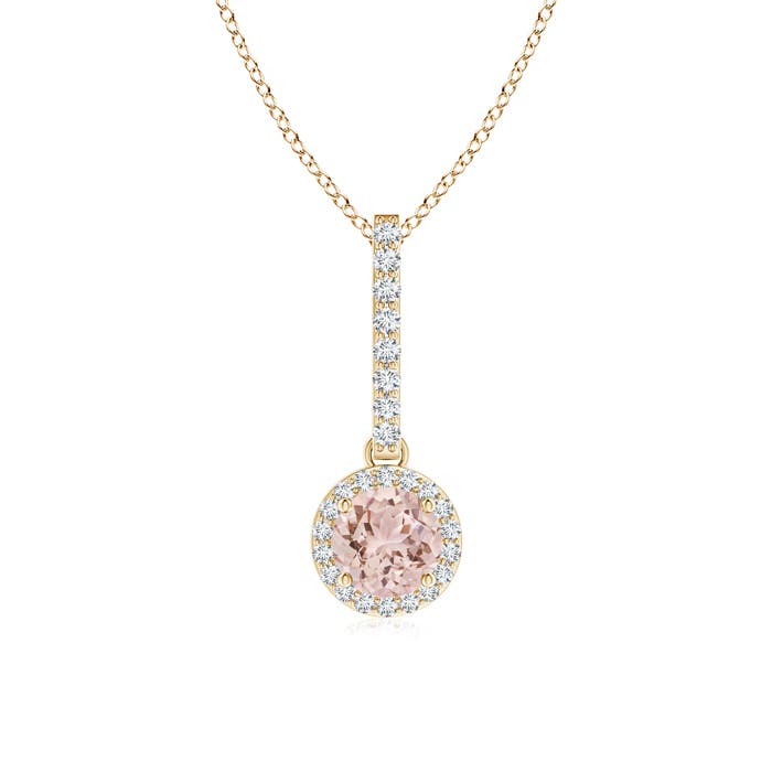 AAA - Morganite / 0.57 CT / 14 KT Yellow Gold