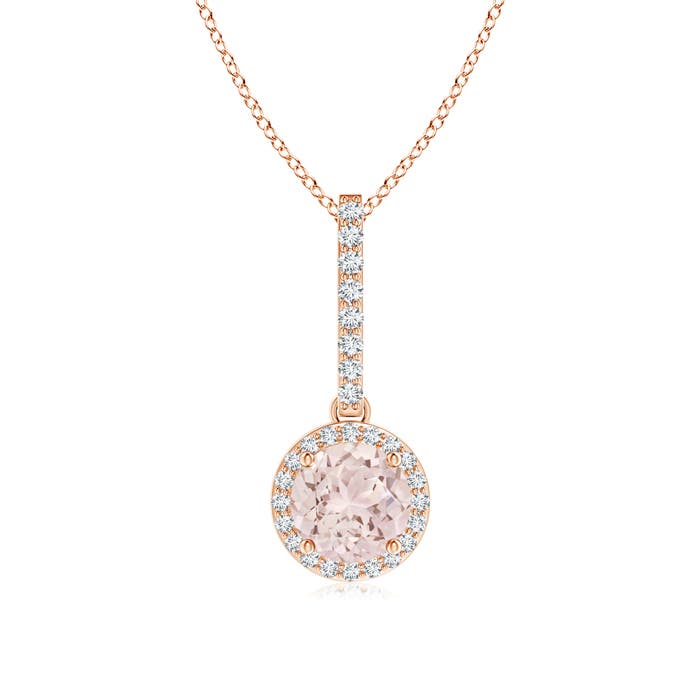 A - Morganite / 0.88 CT / 14 KT Rose Gold