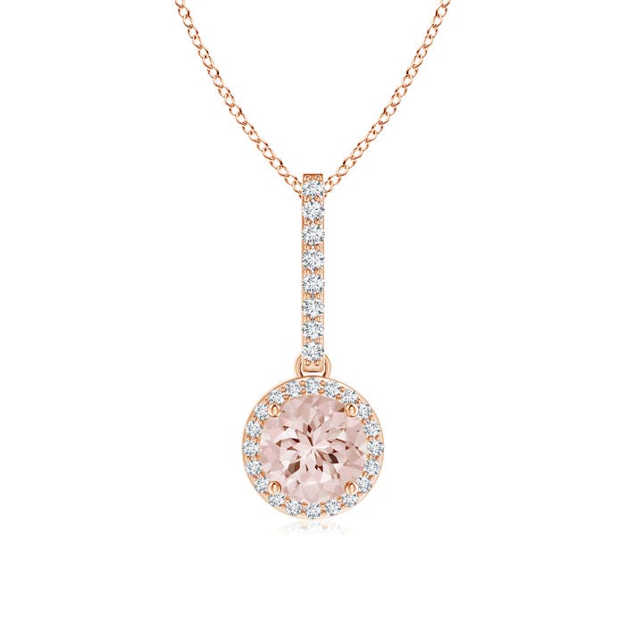 AA - Morganite / 0.88 CT / 14 KT Rose Gold