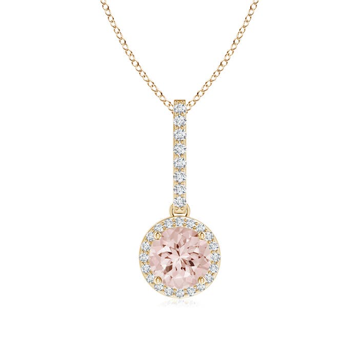 AA - Morganite / 0.88 CT / 14 KT Yellow Gold