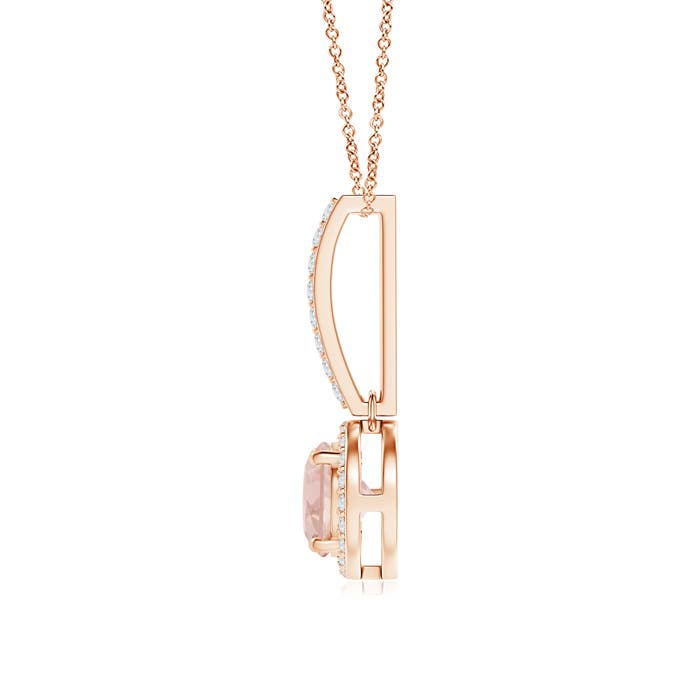 AAA - Morganite / 0.88 CT / 14 KT Rose Gold