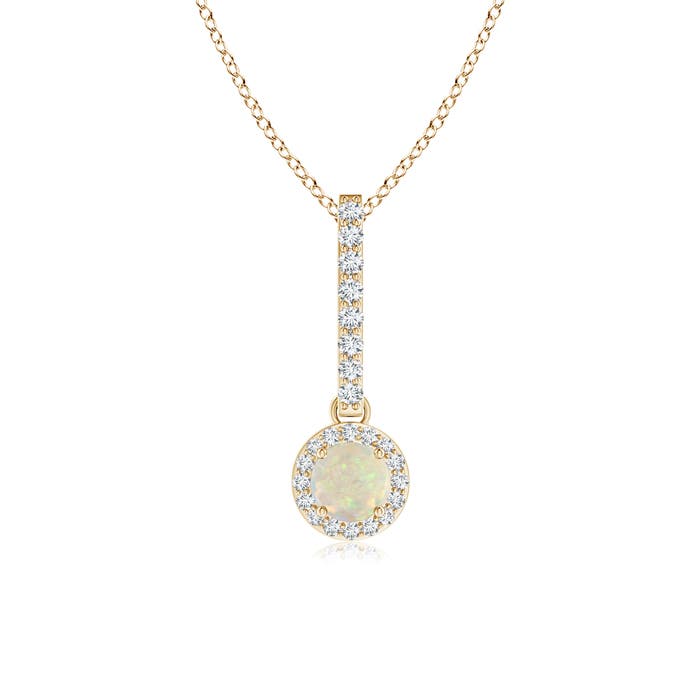 AAA - Opal / 0.28 CT / 14 KT Yellow Gold