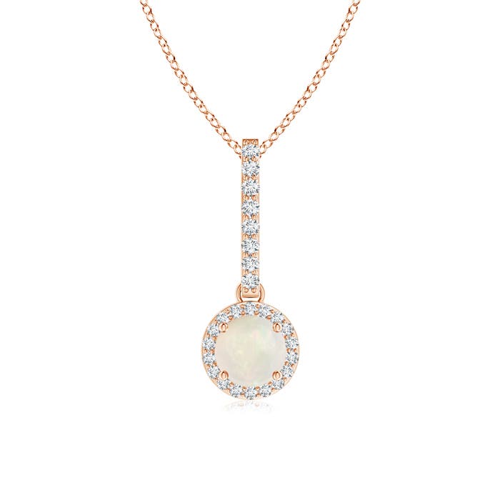 A - Opal / 0.48 CT / 14 KT Rose Gold