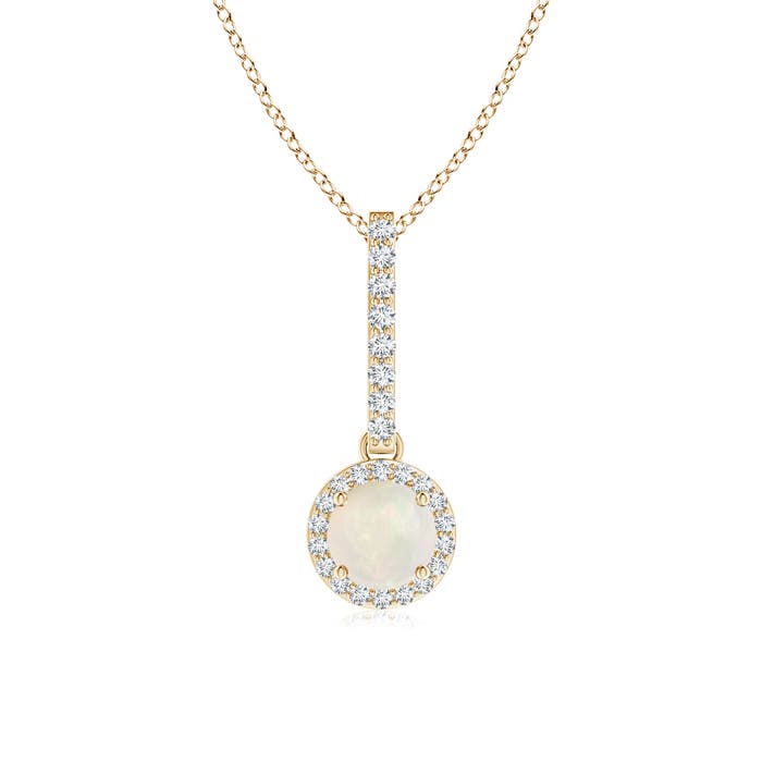 A - Opal / 0.48 CT / 14 KT Yellow Gold