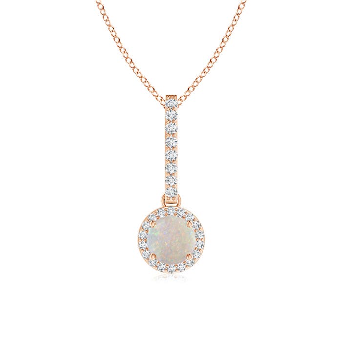 AA - Opal / 0.48 CT / 14 KT Rose Gold