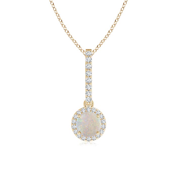 AA - Opal / 0.48 CT / 14 KT Yellow Gold